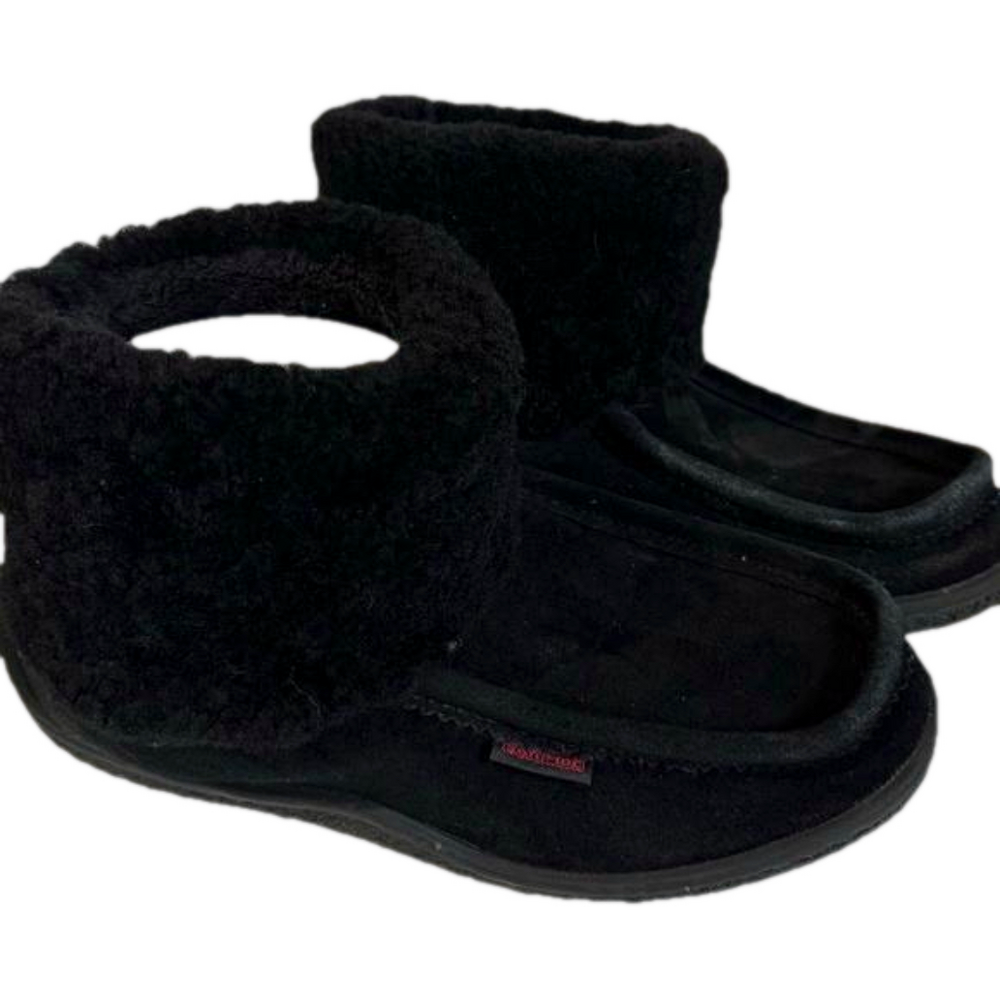 Softmoc Black Suede Mocassins Women Lady Size 10 Ankle Boots